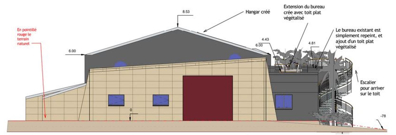 architecte cuges-les-pins hangar
