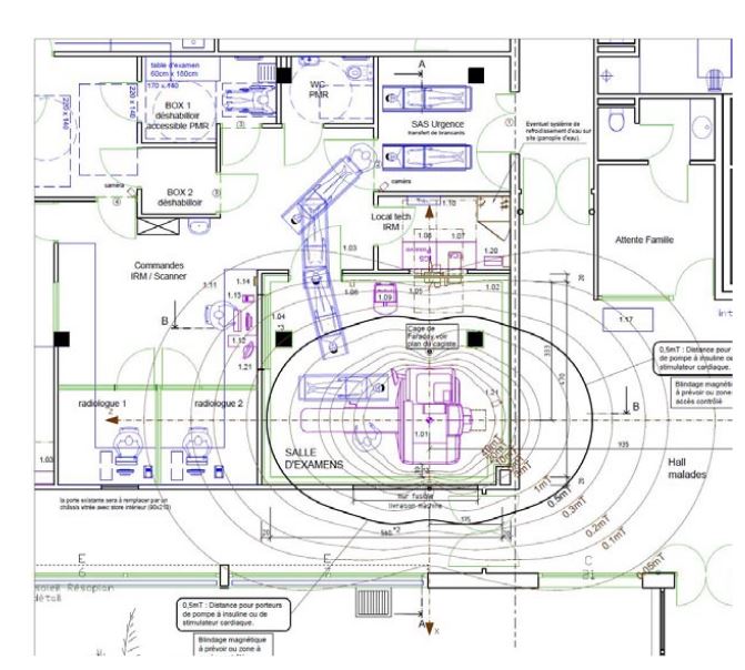 architecte conception centre imagerie medicale