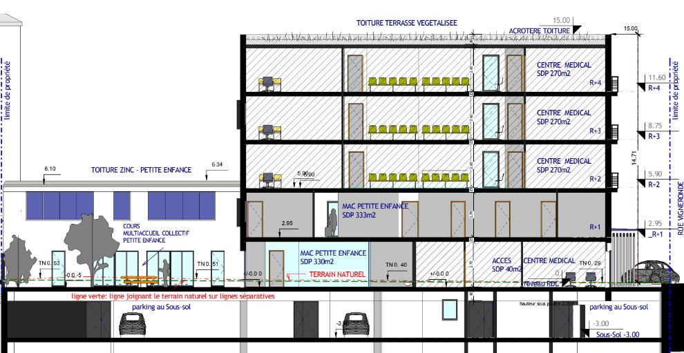 architecte centre medical