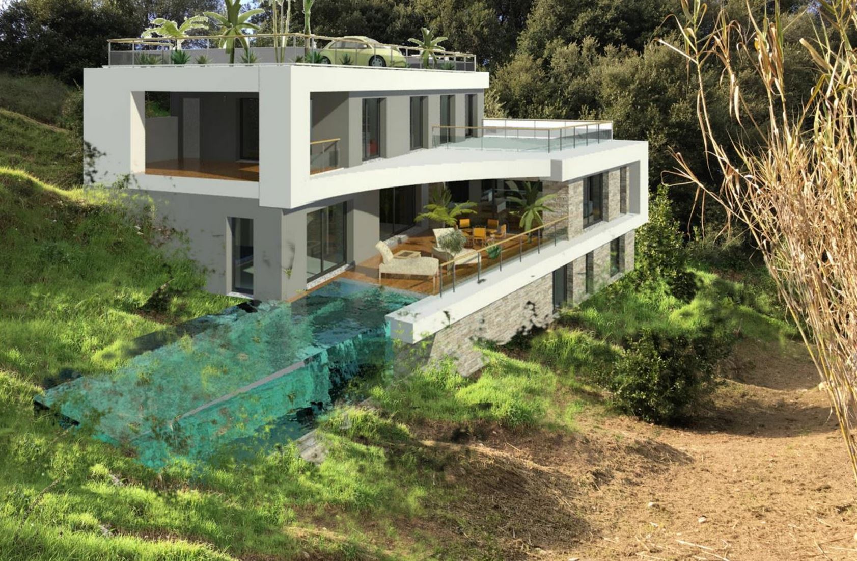 architecte plan maison contemporaine